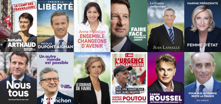 Portrait des 12 candidats du premier tour de l‘élection présidentielle de 2022