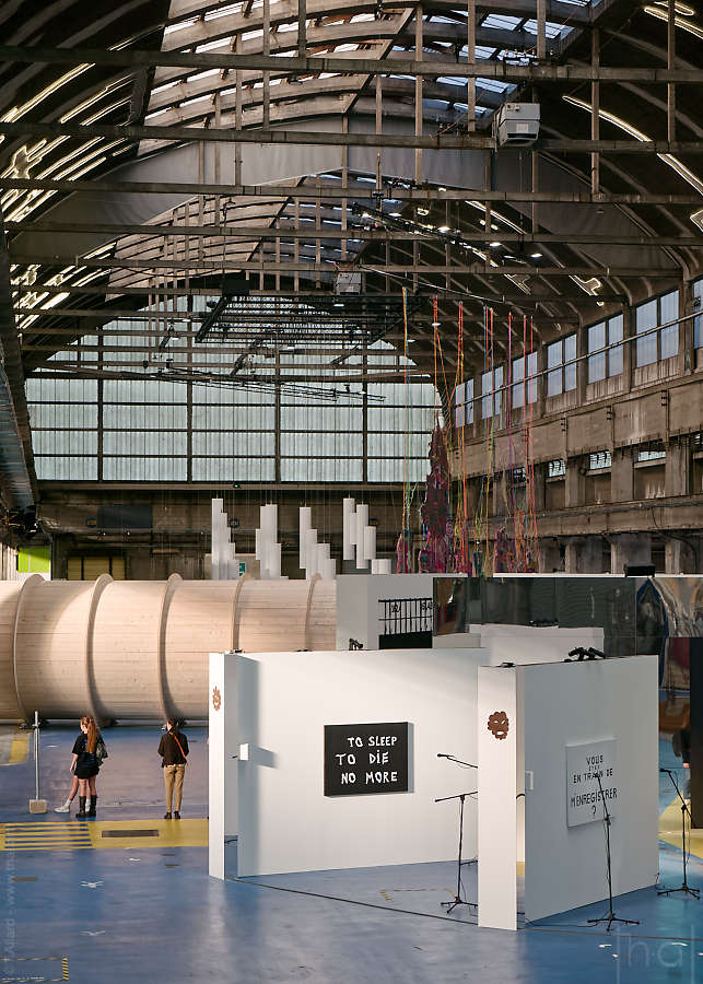 Interior of Grandes Locos - 17th Lyon Biennial of Art