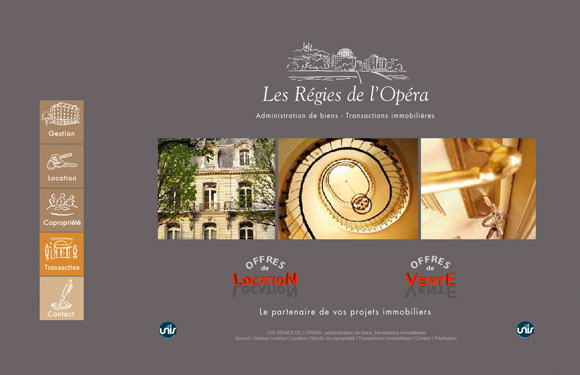 Webdesign régies de l’opéra