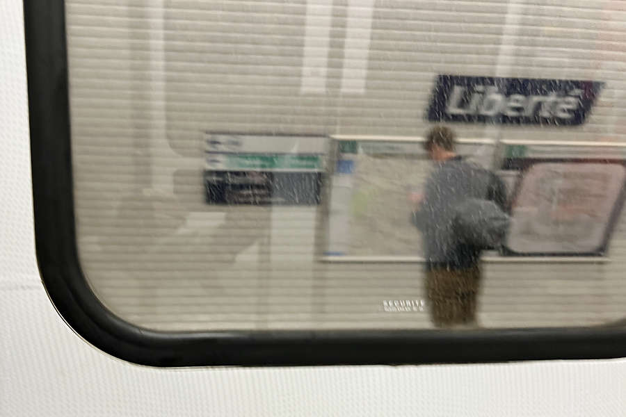 Liberté station on the Paris metro